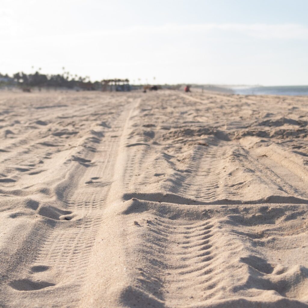 imagem de areia de praia na cidade de touros rn